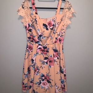 Floral summer dress.